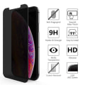 Miniatyrbillede 2 af 11: iPhone X/XS Anti-Spy Skärmskydd 9H Screen-Fit Svart