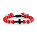 Miniatyrbild 1 av 11: Högkvalitets Unikt Hållbart Kularmband Red Turquoise