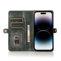 Miniatyrbilde 3 av 11: Elegant plånboksfodral i läder för iPhone 15 Pro Max Röd