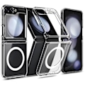 Miniatyrbillede 2 af 11: Samsung Galaxy Z Flip 6 - Genomskinligt Skyddande Mag-Safe skal