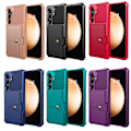 Pikkukuva 7 / 11: PU-Läder Plånbok Magnetiskt Hållare Fodral för Samsung Galaxy A24 4G Grön