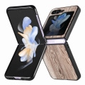 Pikkukuva 10 / 11: Trätextur Skal för Samsung Galaxy Z Flip5 5G Brown