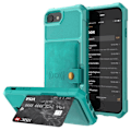 Miniatyrbild 3 av 11: iPhone 7 - Exklusivt Skal med Kortfack Blå