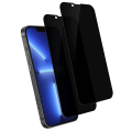 Miniatyrbillede 3 af 11: 3-PACK iPhone 14 Anti-Spy Skärmskydd HD 0,3mm Svart