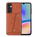 Pikkukuva 8 / 11: Lyxigt PC Läder Retro Flip Fashion Plånboksfodral för A15 4G/5G Grå