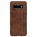 Pikkukuva 3 / 11: Samsung Galaxy S10 Plus - Praktiskt Skyddande Skal Kortfack Svart