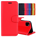 Pikkukuva 1 / 11: iPhone 11 Pro Max - Praktiskt Plånboksfodral (NKOBEE) Red Röd
