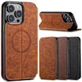Pikkukuva 8 / 11: iPhone 15 Pro Plånboksfodral - Stilrent & Funktionellt Svart