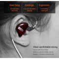 Pikkukuva 10 / 10: FONGE MXJ In-ear Hörlurar med Mic In-lineControl (Earphone) Röd