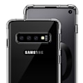 Miniatyrbild 3 av 9: Samsung Galaxy S10 - Tunt Silikonskal med Airbagfunktion Transparent/Genomskinlig