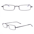 Miniatyrbillede 7 af 11: Læsebriller med styrke (+1.0-+4.0) Bærbar metalæske UNISEX Grå +2.25