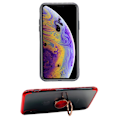 Pikkukuva 11 / 11: iPhone XS Max - Skyddande Skal med Ringhållare Roséguld