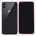 Pikkukuva 9 / 11: iPhone XS Max ProGuard Skärmskydd 3D Aluminiumram (ORIGINAL) Svart