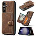 Miniatyrbillede 1 af 11: Samsung Galaxy S23FE - Plånboksfodral med Magnetisk Hållare Brown