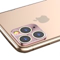 Pikkukuva 1 / 11: Högkvalitativ Kameralinsskydd Ram iPhone 11 Pro Max Roséguld