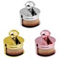 Miniatyrbillede 7 af 11: Premium Mjuk Oval Makeupborste Foundation / Löspulver Guld