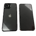 Pikkukuva 2 / 11: iPhone 11 Skärmskydd Fram- & Baksida Aluminium 9H HD-Clear Silver Silver