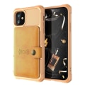 Miniatyrbilde 2 av 11: iPhone 12 - Skal med Korthållare Roséguld
