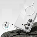 Miniatyrbillede 7 af 11: Magnetiskt trådlöst laddningsskal i PC-material för Galaxy S21 Transparent