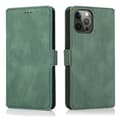 iPhone 15 Pro -  Elegant Flip Fodral i Läder Grön