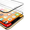 Pikkukuva 10 / 11: iPhone 11 Pro Max Skärmskydd 2.5D 4-PACK Ram 9H HD-Clear Svart