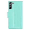 Pikkukuva 1 / 11: Samsung Galaxy S24 plus - Elegant HANMAN Plånboksfodral Mint