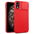 Miniatyrbillede 1 af 11: iPhone XR - Gennemtænkt Stilrent Skal KAMERA BESKYTTELSE Röd