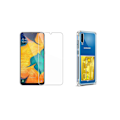 Miniatyrbillede 2 af 11: Samsung Galaxy A70 - Skal med Kortfack & Skärmskydd Transparent