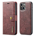Miniatyrbilde 9 av 11: iPhone 14 - Elegant Plånboksfodral med Avtagbart Skal Blå