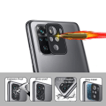 Miniatyrbillede 4 af 5: Xiaomi Redmi Note 10S 2.5D HD Kameralinsskydd Transparent/Genomskinlig