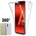Miniatyrbillede 2 af 11: Samsung A70 | 360° TPU Silikonfodral | Heltäckande Skydd Blå