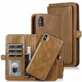 Pikkukuva 1 / 11: iPhone XS Max - Dubbelt Plånboksfodral Brun
