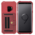 Pikkukuva 3 / 11: Samsung Galaxy S9 - Stilrent Skyddsskal med Kortfack Blå