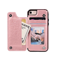 Miniatyrbillede 10 af 11: iPhone SE 2022 - NKOBEE Skal med Kortfack Rosa
