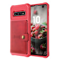 Miniatyrbillede 5 af 11: Samsung Galaxy S10+ - Praktiskt Slittåligt Skal med Kortfack Blå