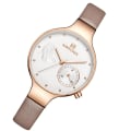 Pikkukuva 4 / 11: Elegant Damklocka Armband i Läder (NaviForce) Grå