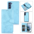 Miniatyrbillede 5 af 11: Samsung Galaxy S21 FE - LEMAN Wallet etui Marinblå