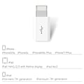 Pikkukuva 10 / 10: Micro-USB till Lightning Adapter 2in1 Laddning + Dataöverföring Svart