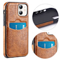 Miniatyrbillede 11 af 11: iPhone 12 mini - Elegant Skalfodral med Kortplats Svart