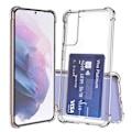 Pikkukuva 5 / 10: Samsung Galaxy S21 - Skal med Korthållare Transparent