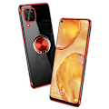 Miniatyrbilde 9 av 11: Huawei P40 Lite - Skyddsskal med Ringhållare Silver