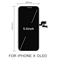 Pikkukuva 5 / 11: iPhone X OLED LCD & Peksk�rm Digitizer AAA+++ Svart