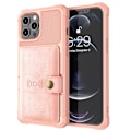 Miniatyrbilde 3 av 11: iPhone 12 Pro Max - Stilrent Skal med Korthållare Grön