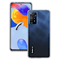 Pikkukuva 3 / 8: Xiaomi Redmi Note 11 Pro 5G - Floveme Silikonskal Genomskinlig