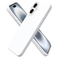 Pikkukuva 1 / 11: iPhone 16 Plus - Silikonskal med Perfekt Passform Vit