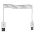 Miniatyrbilde 11 av 11: USB till Type-C Fjäder Laddningskabel Svart