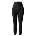 Miniatyrbilde 1 av 11: Yogashort Yogabyxor Tränings Leggings Flera Längder Svart M
