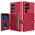 Pikkukuva 5 / 11: Samsung Galaxy S24 Ultra - Smart och Stiligt Fodral - 4 Kortfack Roséguld