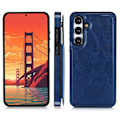 Miniatyrbillede 11 af 11: Samsung Galaxy S25 Plus - Magnetiskt Kortfodral i Lyxig Design Mörkblå