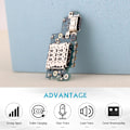 Miniatyrbilde 4 av 7: Samsung Galaxy A53 5G - Reservdel Laddningsport